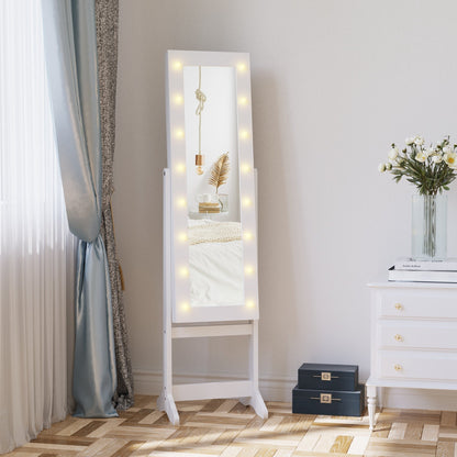 Badge Wardrobe with adjustable mirror and LED lights