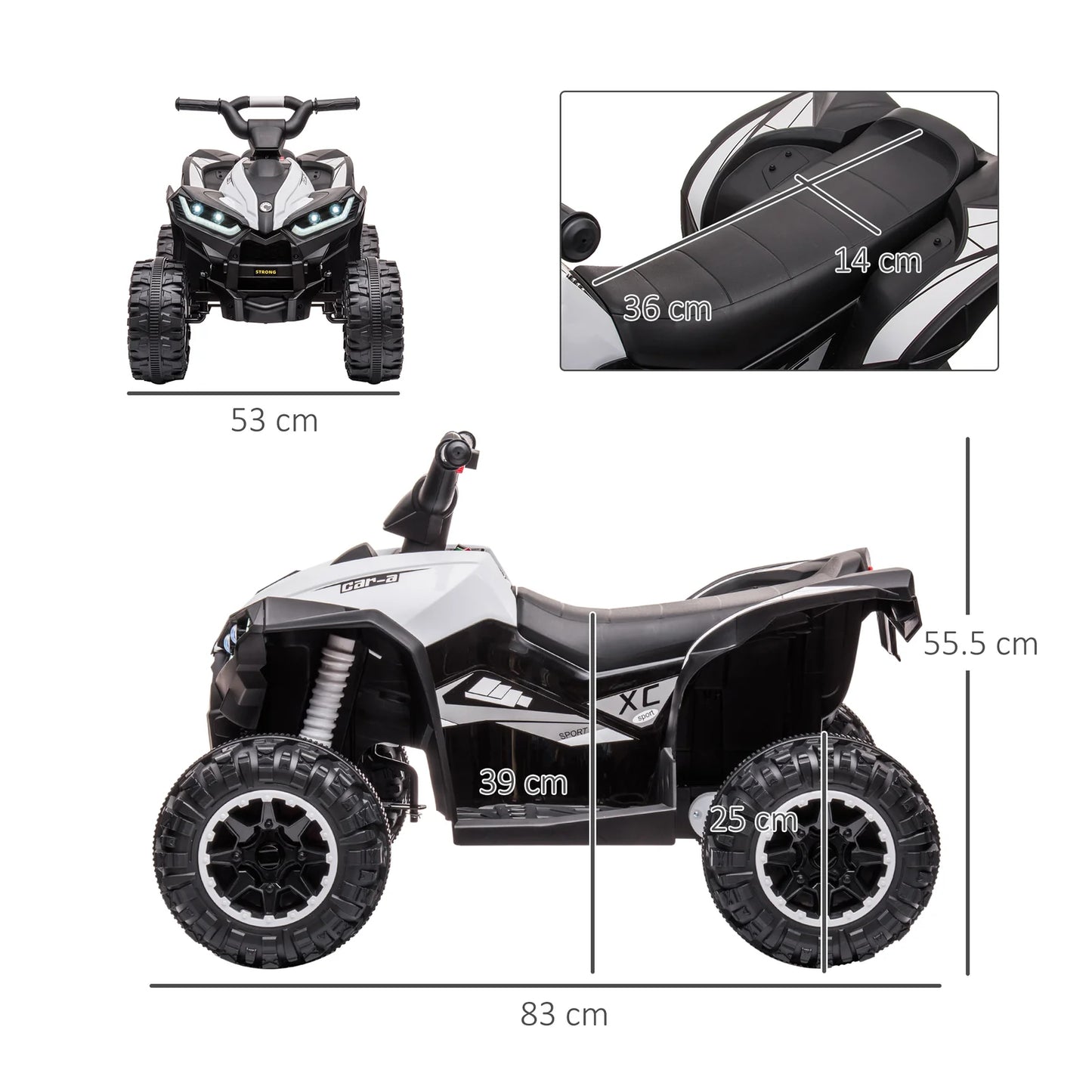12V Electric Quad for Children (3‑5 yrs)