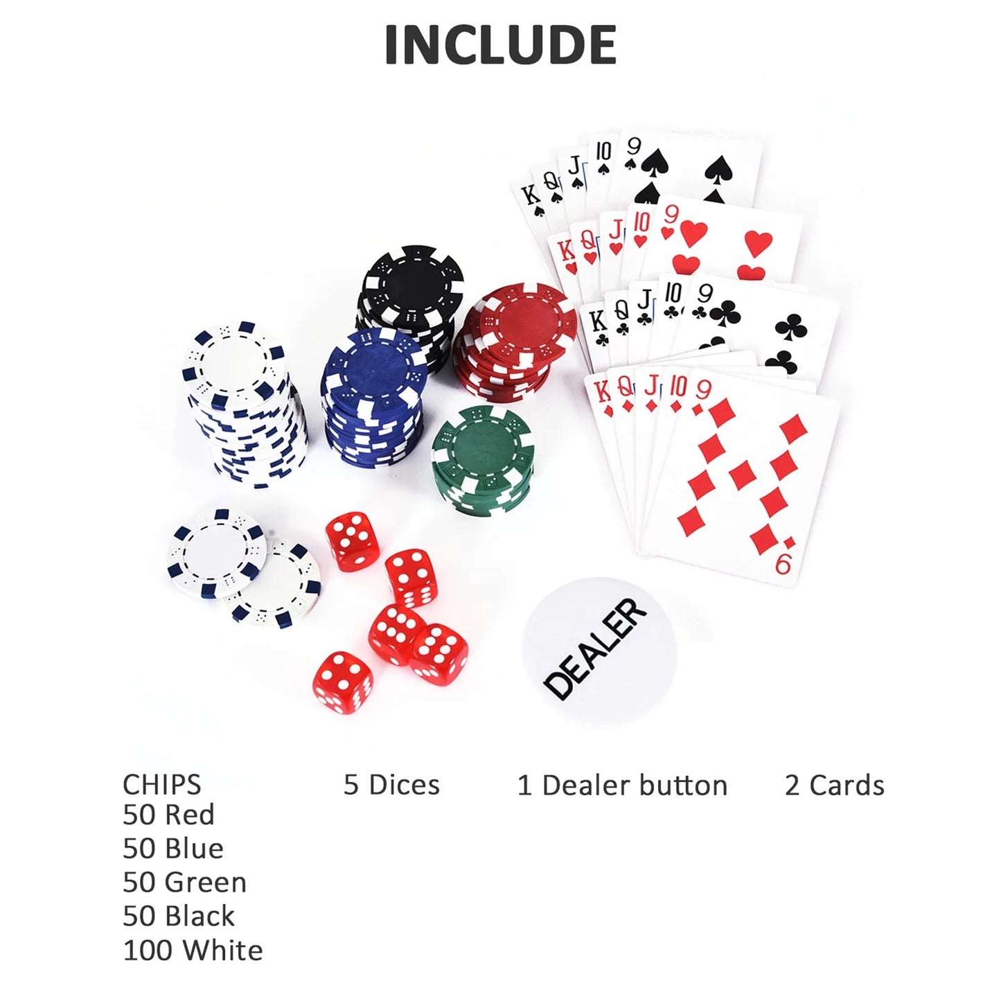 Professional Poker Set with Aluminum Case