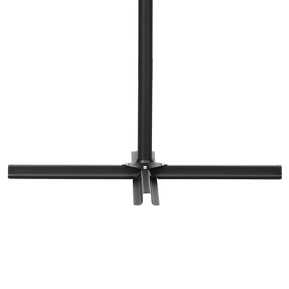 Garden Umbrella with Tilting Arm with Crank Opening and Mosquito Net, 3x3 m, Beige