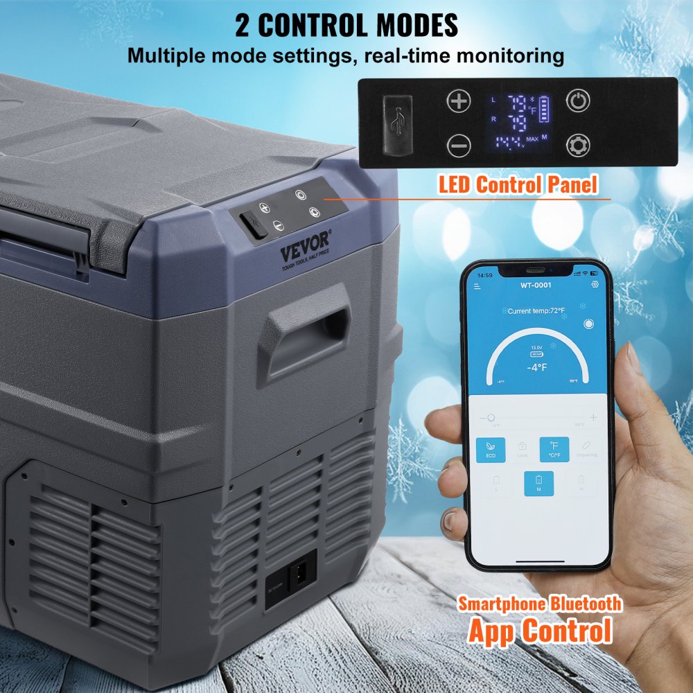 32L dual zone fridge control panel