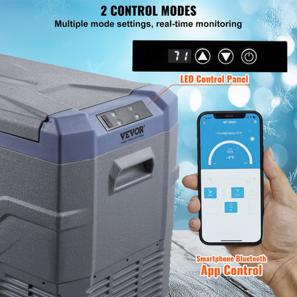 45L single zone LED fridge control panel
