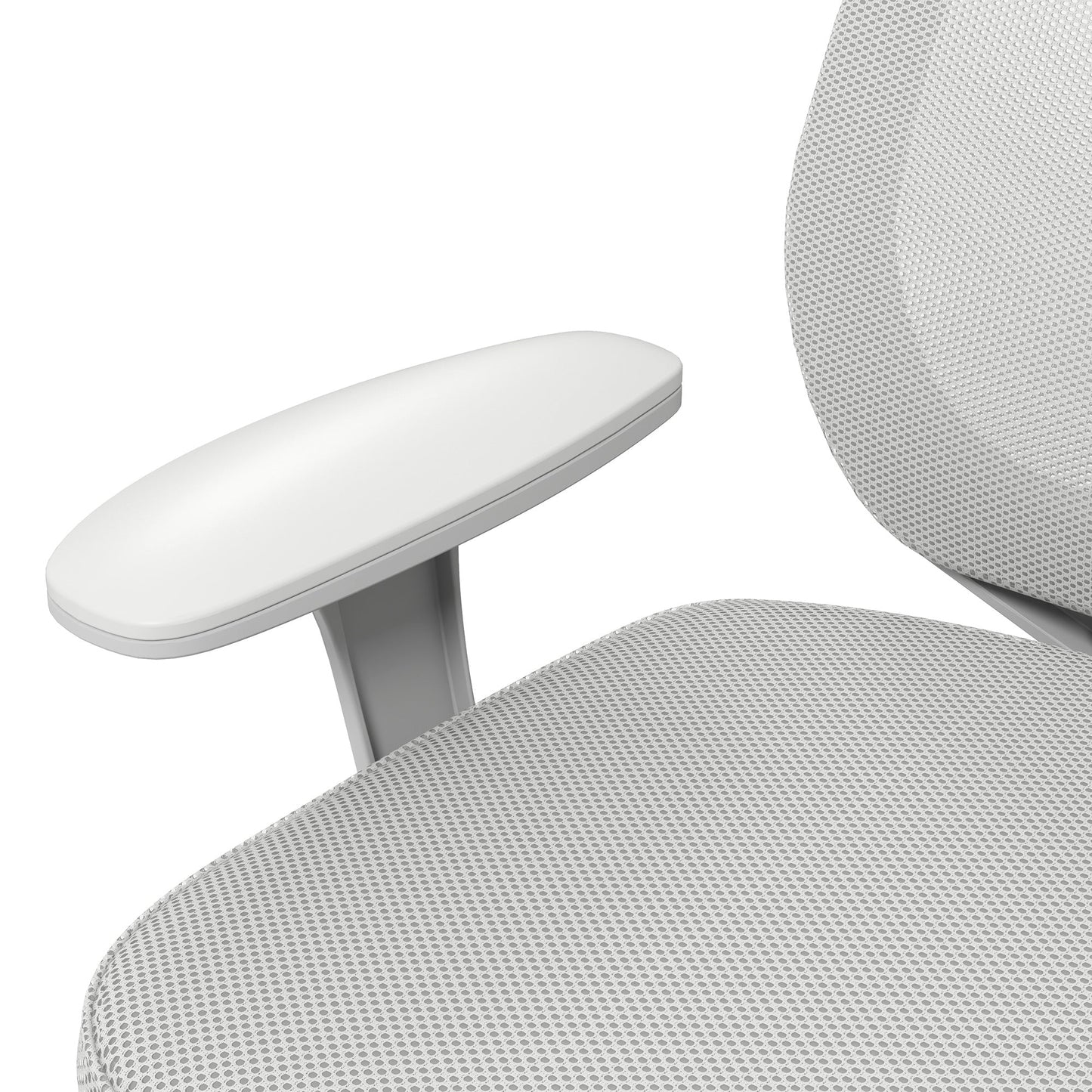 Ergonomic Reclining Office Chair with Adjustable Height and 5 Wheels, 55x48x82.5-94.5 cm, Grey