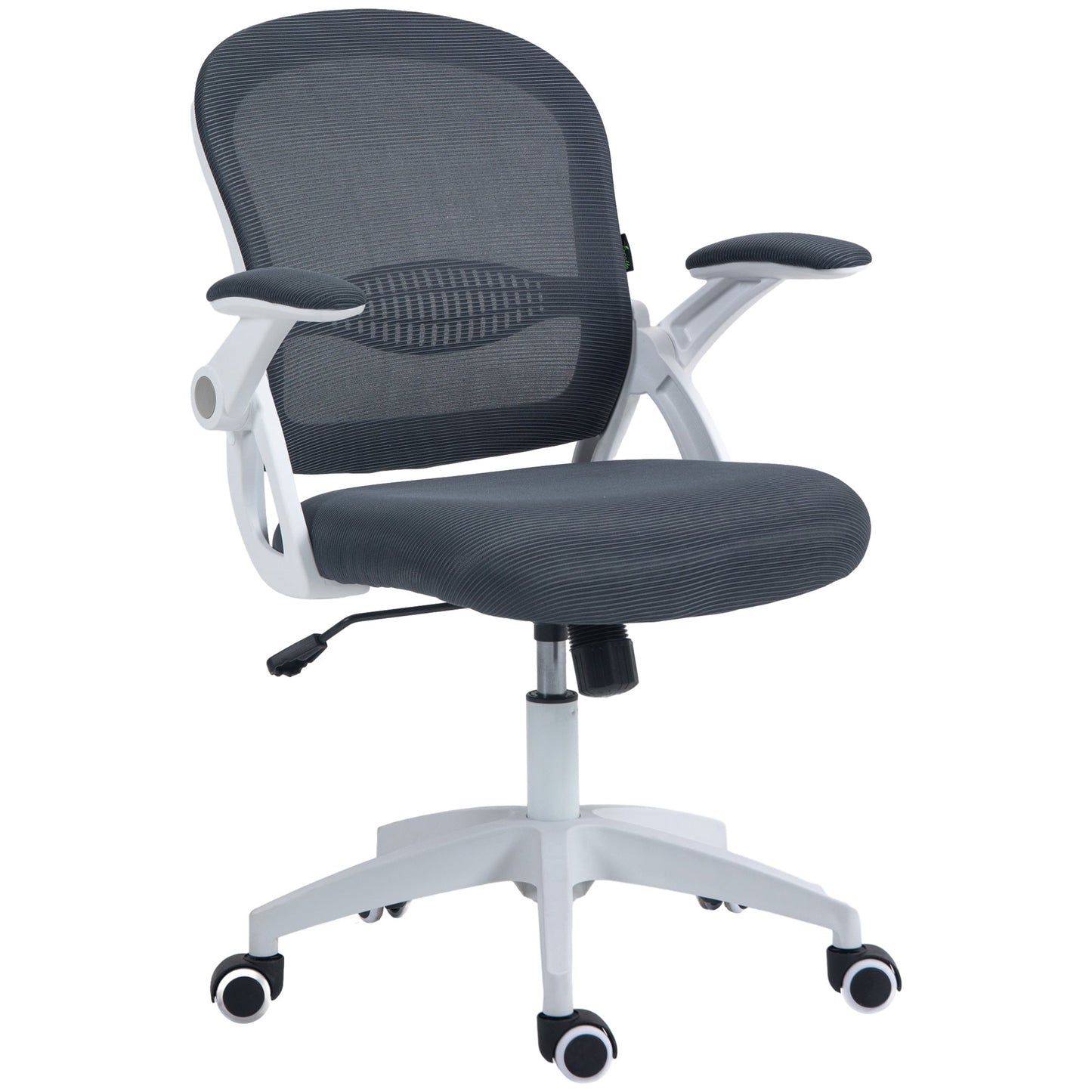 Ergonomic Office Chair with Mesh Backrest and Adjustable Height, 65.5x61.5x88-97.5cm, Gray