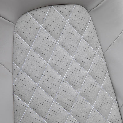 Ergonomic Office Chair with Folding Armrests and Adjustable Height, 67x70x112-122 cm, Grey