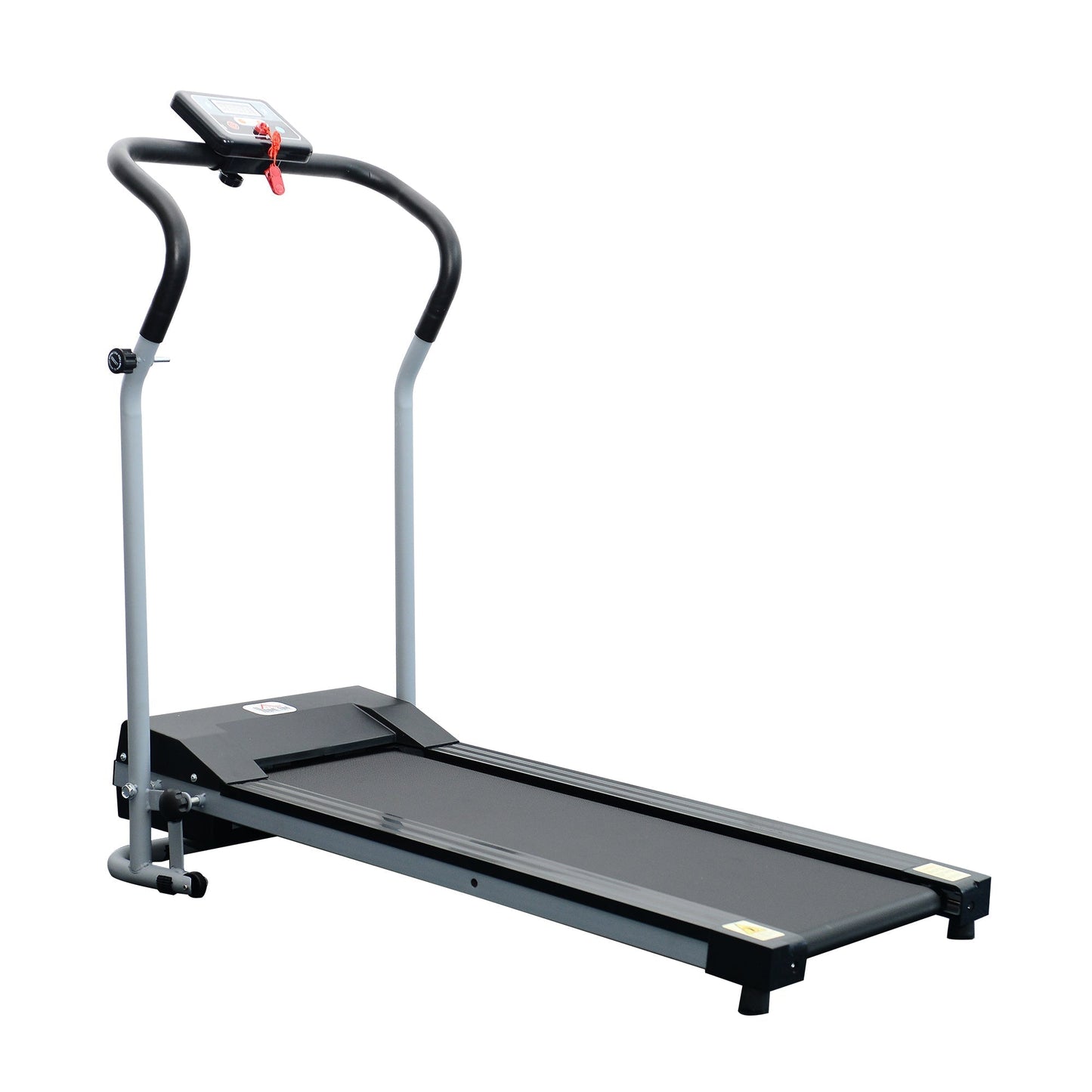 Electric Folding Treadmill with LCD Screen and 2 Wheels for Home or Office Training, 500W Motor, 10km/h Speed