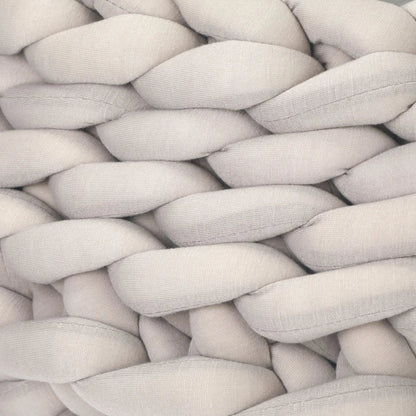 COZZY Round Grey Raised Pet Bed with Washable Cushion