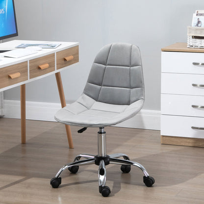 WINTERS | Grey Swivel Chair for Bedroom or Office - Ergonomic Chair