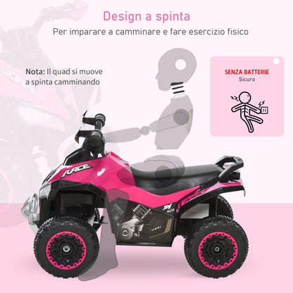 Quad for children riding hard with lights and sounds, 18-36 months