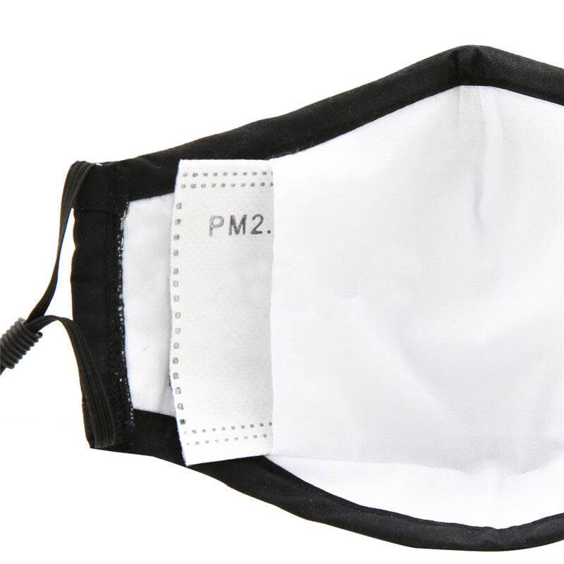 Non-Surgical Face Mask PM2.5M Washable Cotton Mask – 2 Carbon Filters