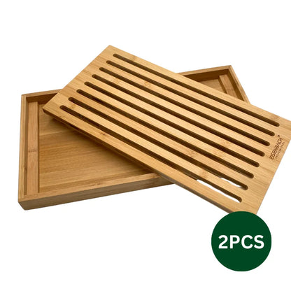 Eisenbach G0125 Bamboo Bread Cutting Board with Crumb Tray