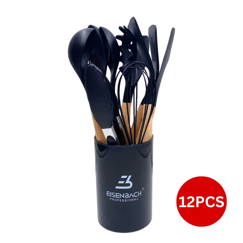 Eisenbach A0022 Kitchen Utensil Set – 12 Pieces, Heat-Safe to 190°C