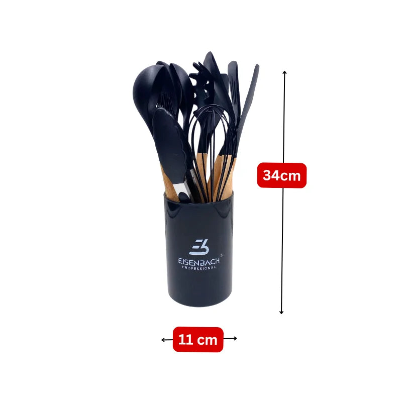 Eisenbach A0022 Kitchen Utensil Set – 12 Pieces, Heat-Safe to 190°C