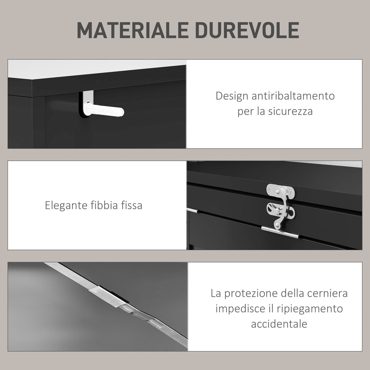 Modern Folding Desk with Bookshelf and Blackboard, Wood and Metal, 98x51x153 cm, Black