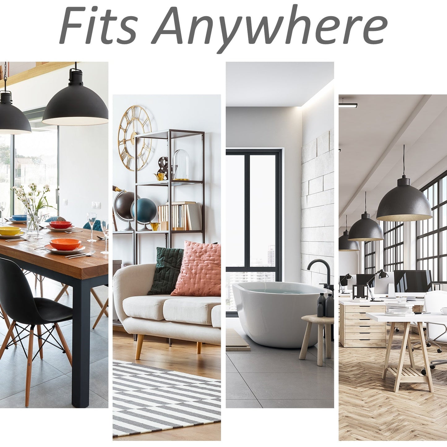 SPOON | Wooden Kitchen Trolley with 3 Shelves and Wheels, 45x38x78cm, White