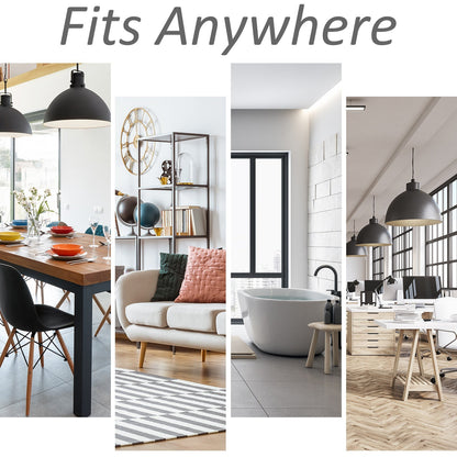 SPOON | Wooden Kitchen Trolley with 3 Shelves and Wheels, 45x38x78cm, White