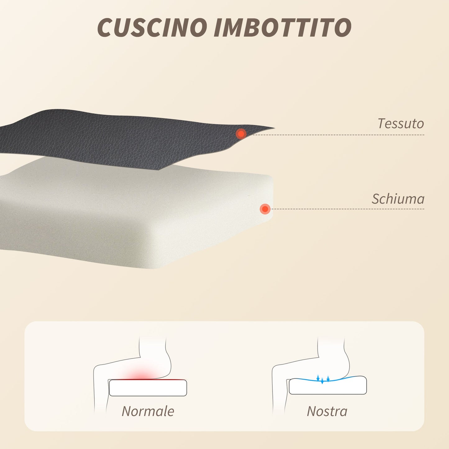 4-Point Massage Office Chair with Heater and Flip-Up Armrests, Black