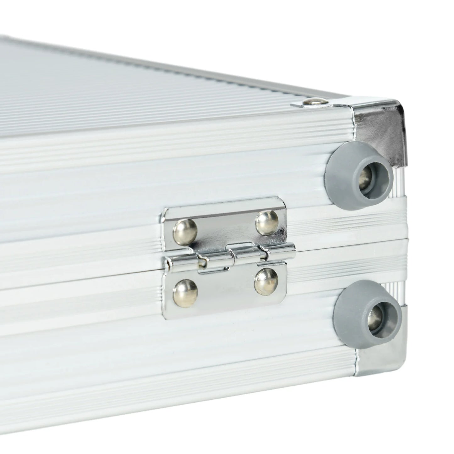 Poker Set for 10 Players – 500 Chips, 2 Card Decks & 5 Dice in Aluminum Carry Case