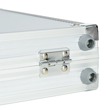 Poker Set for 10 Players – 500 Chips, 2 Card Decks & 5 Dice in Aluminum Carry Case