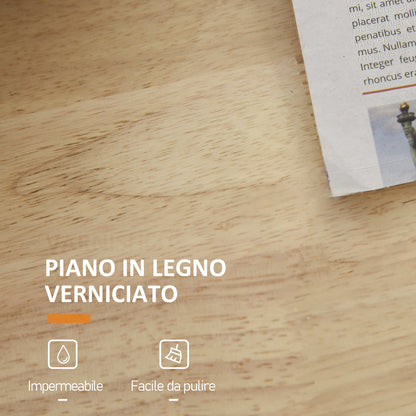 3-Tier Kitchen Trolley with 4 Wheels, MDF and Chipboard, 89x45x89cm, White