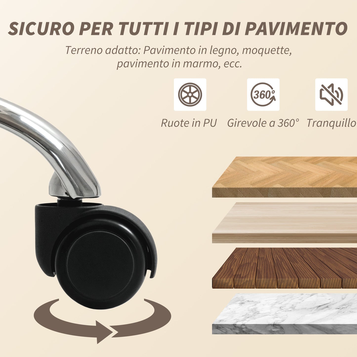 4-Point Massage Office Chair with Heater and Flip-Up Armrests, Black