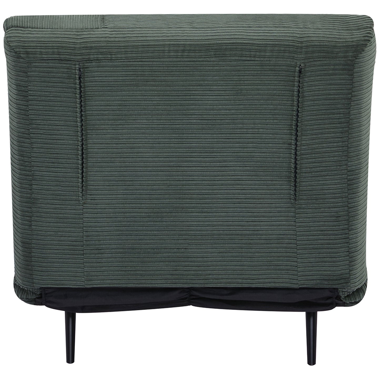 2 in 1 Single Sofa Bed, 3-Level Adjustable Backrest and Padded, Wood and Steel Frame