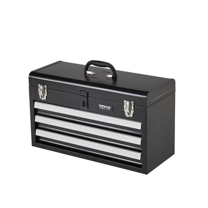 20.5 inch portable tool box 3 drawer black main image
