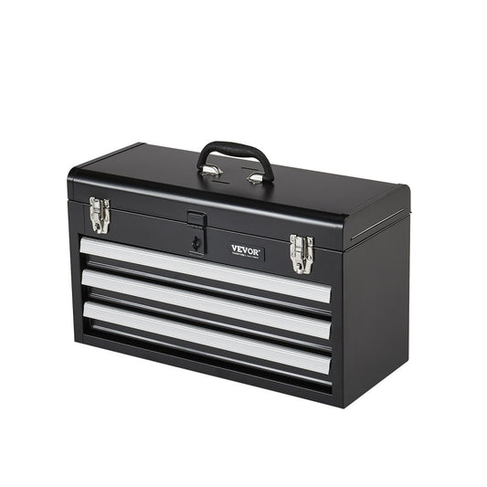 20.5 inch portable tool box 3 drawer black main image