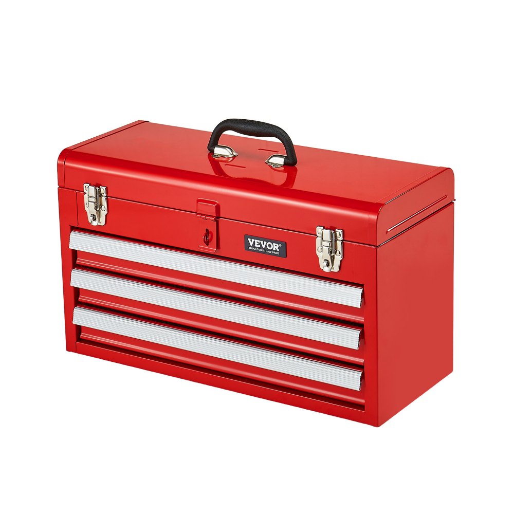20.5 inch portable tool box 3 drawer red main image