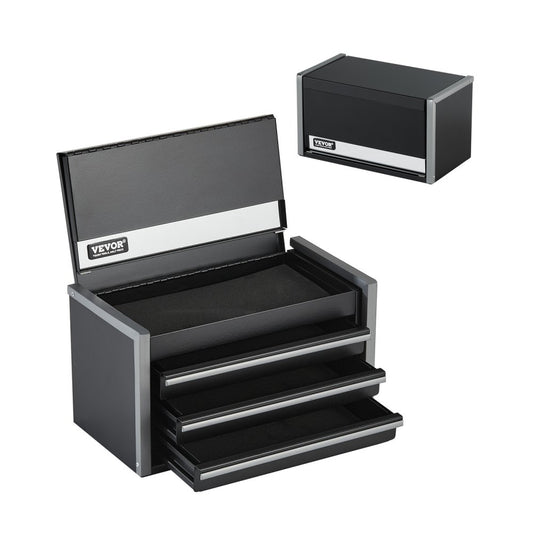 8.6 inch mini tool box 3 drawer black main image
