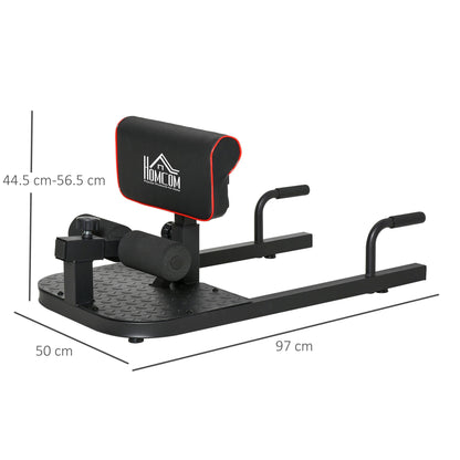 Squat Machine Deep Sissy Squat Sit Up Push Up Adjustable Steel 50x97x44.5-56.5cm