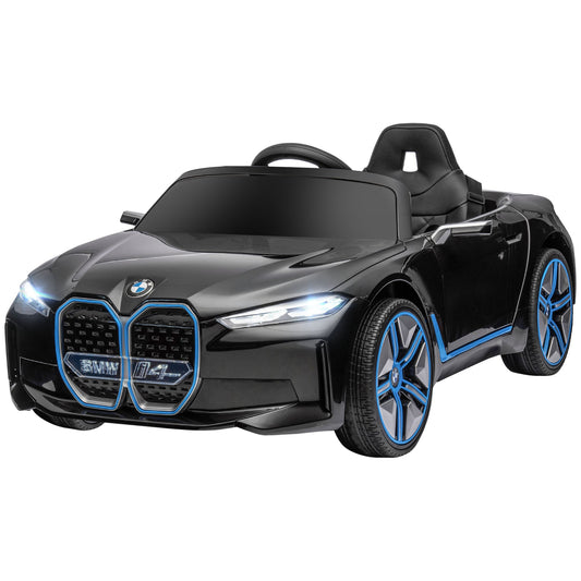 BMW - Electric Car for Children 3-6 Years with BMW License with Remote Control, Box and Headlights, 115x67x45 cm, Black