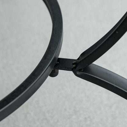 3-in-1 Outdoor Fire Pit with Table, Grill, and Poker, Made of Metal and Ceramic, 75x75x60 cm