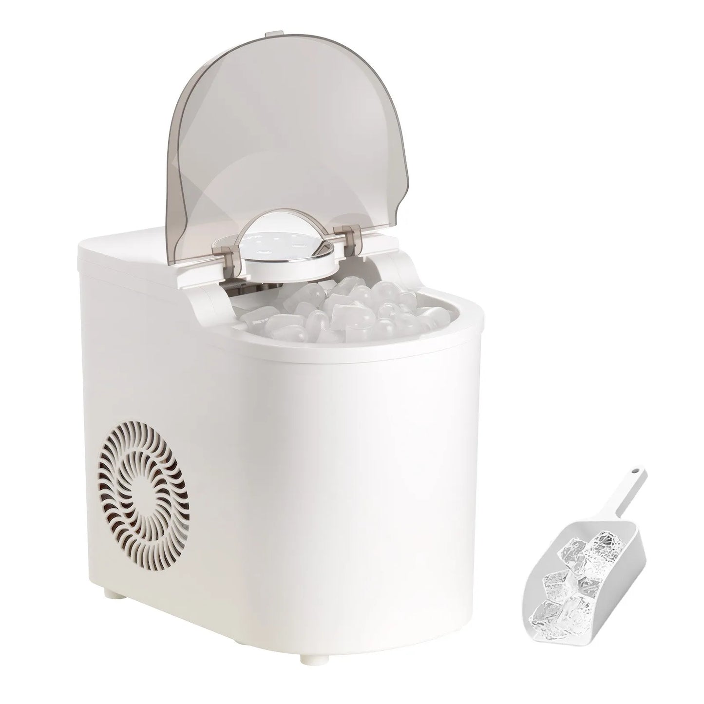 Vevor Countertop Ice Maker 11.8kg/24h – Self-Cleaning, 2 Ice Sizes