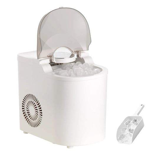 Vevor Countertop Ice Maker 11.8kg/24h – Self-Cleaning, 2 Ice Sizes