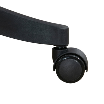 Height Adjustable Office Chair with Tilt and Lumbar Support, 62x58x120-133 cm, Black