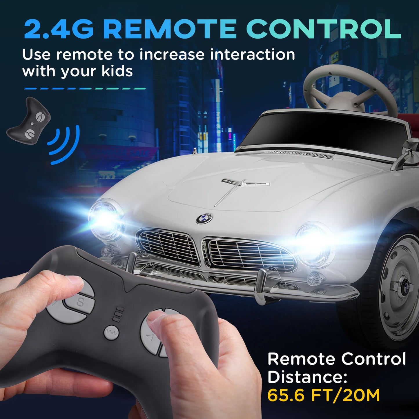 Licensed BMW 507 Electric Ride‑On Car with Remote