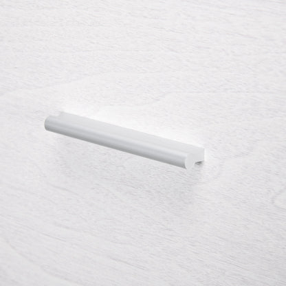 4 Drawer Office Cabinet with 2 Locks and Document Holder Bar, Wooden, 40x42x130.8 cm, White