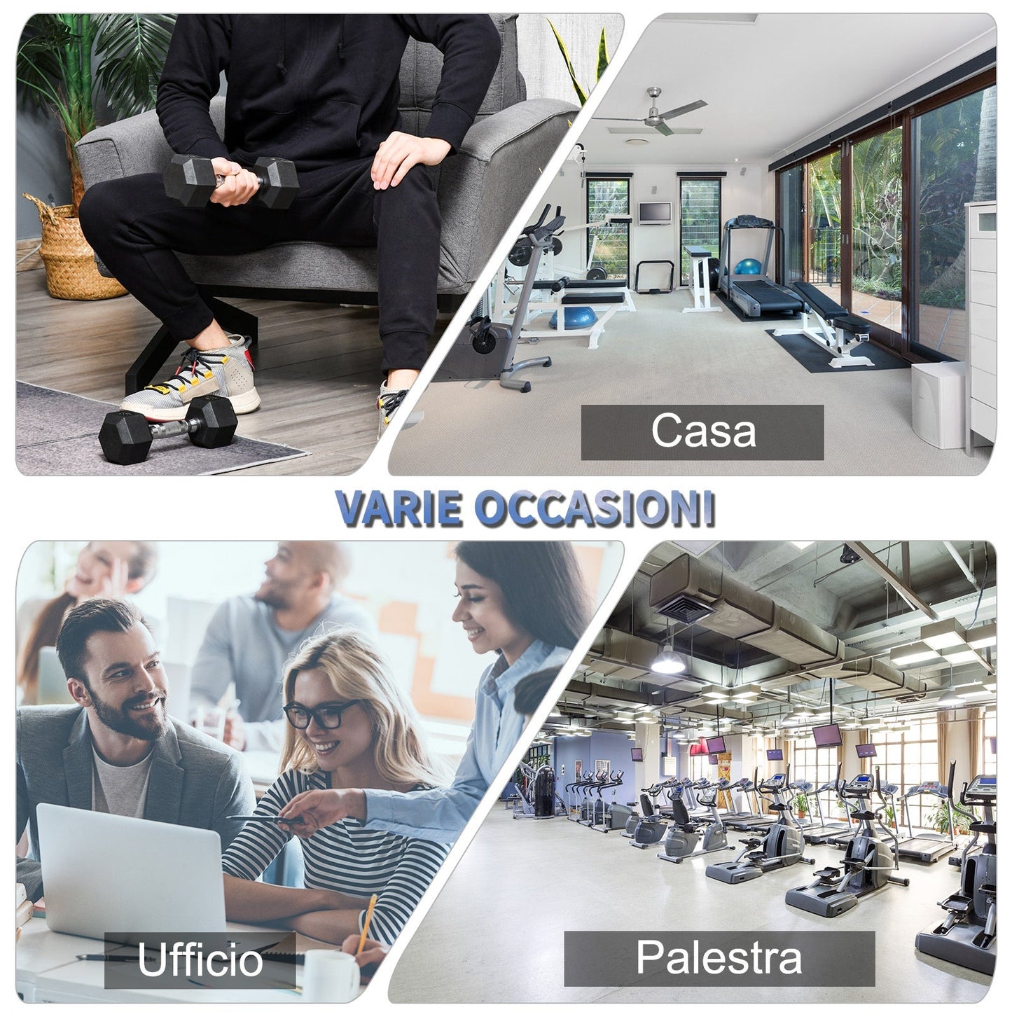 Set of 2 4kg Hex Dumbbells with Non-Slip Grip and Rubber Coating, Black